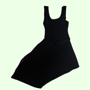 BCBG Black Velvet Maxi Dress